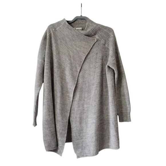 Urban Outfitters Noisy May Shake Drapey Wool Oversized Cardigan S Lagenlook Boho - Picture 2 of 10